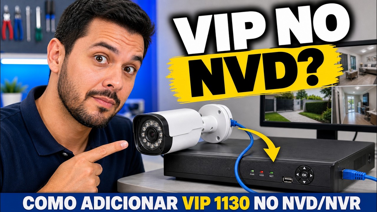 Como adicionar câmera IP VIP 1130 no NVD 1304 intelbras