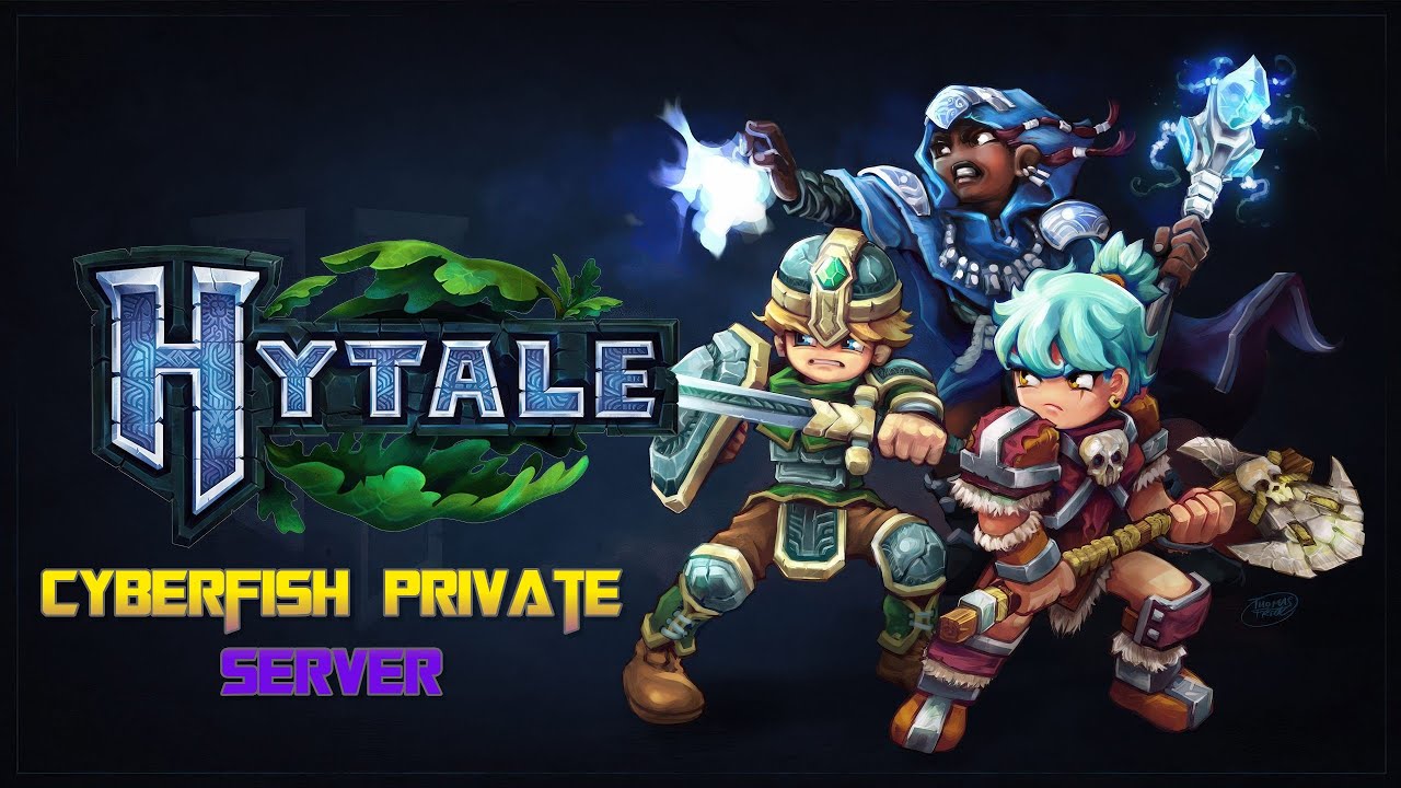 Cyberfish Private Server #06 Záznam ze Sobotního Streamu z mého serveru z Hytale!!!!