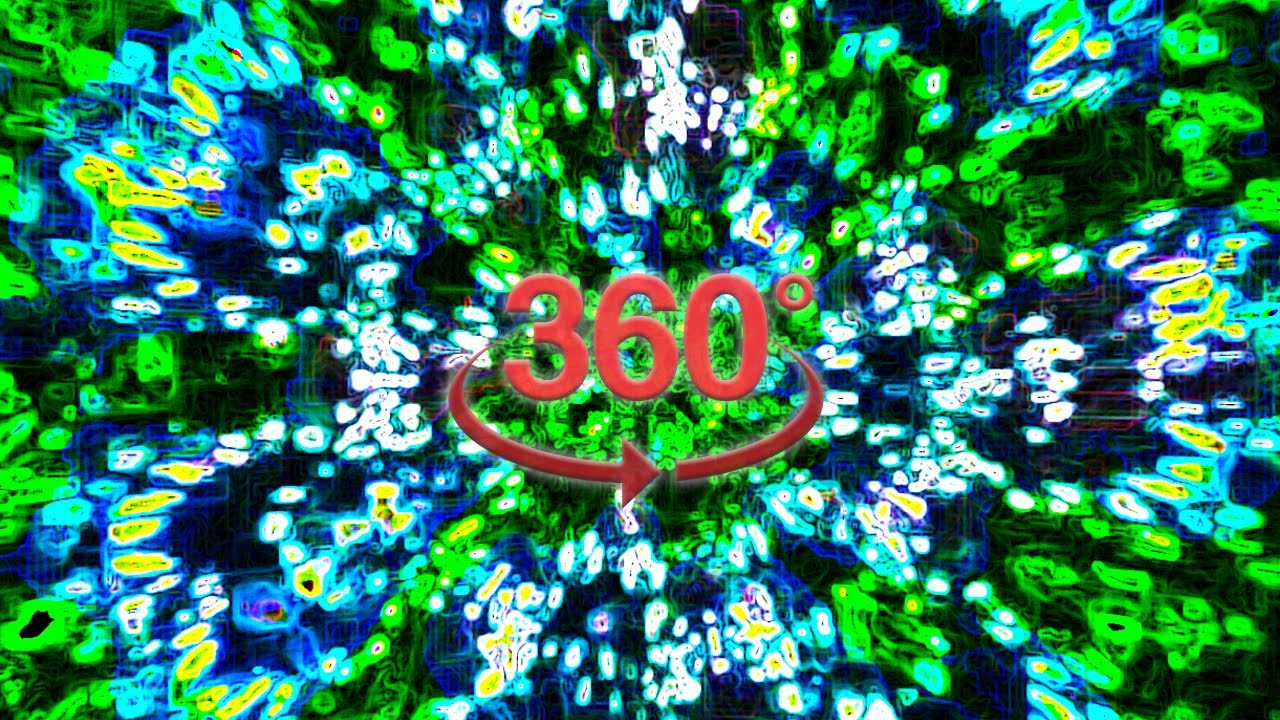 Digital Psychedelic 3 eye activation 360 VR kaleidoscope &  binaural Gamma music #digitalpsychedelic