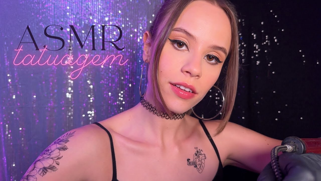 ASMR Sessão de TATUAGEM comigo [MUITOS ARREPIOS]