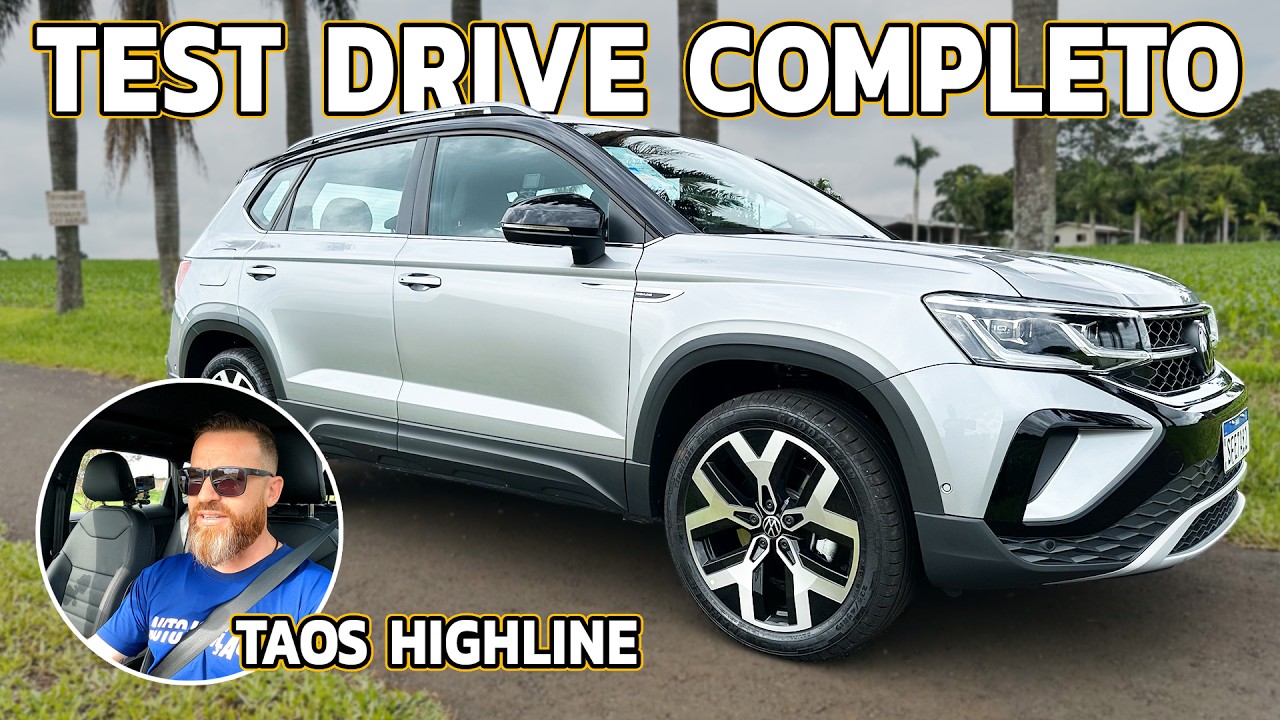 VW TAOS HIGHLINE 2024 - Ganhou Equipamentos Para Ficar Ainda Melhor!