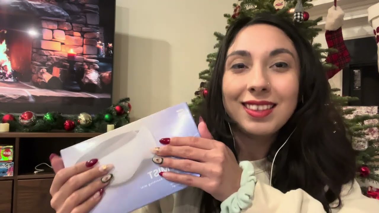ASMR Christmas gift haul #asmr #asmrvideo