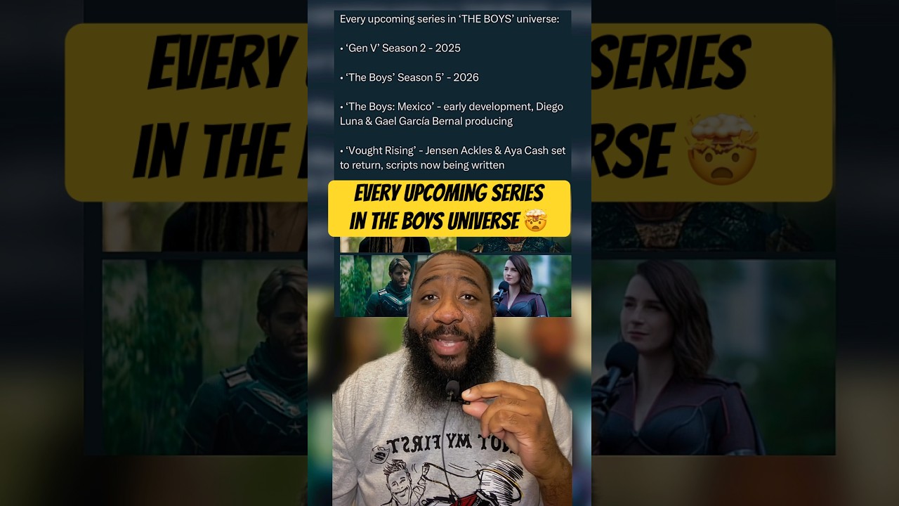 Every Upcoming Series in THE BOYS Universe | SDCC 2024 #theboys #genv #shorts