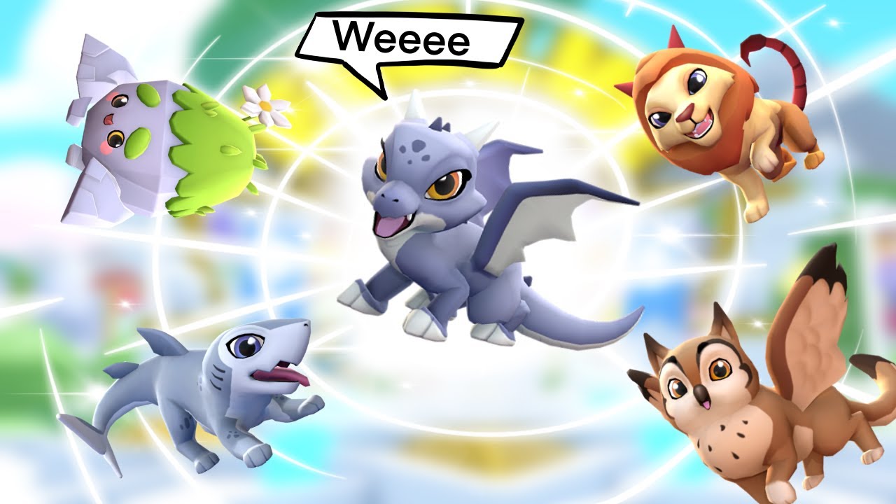 RoPets Evolving a Bunch of the new Mythical Pets in Roblox