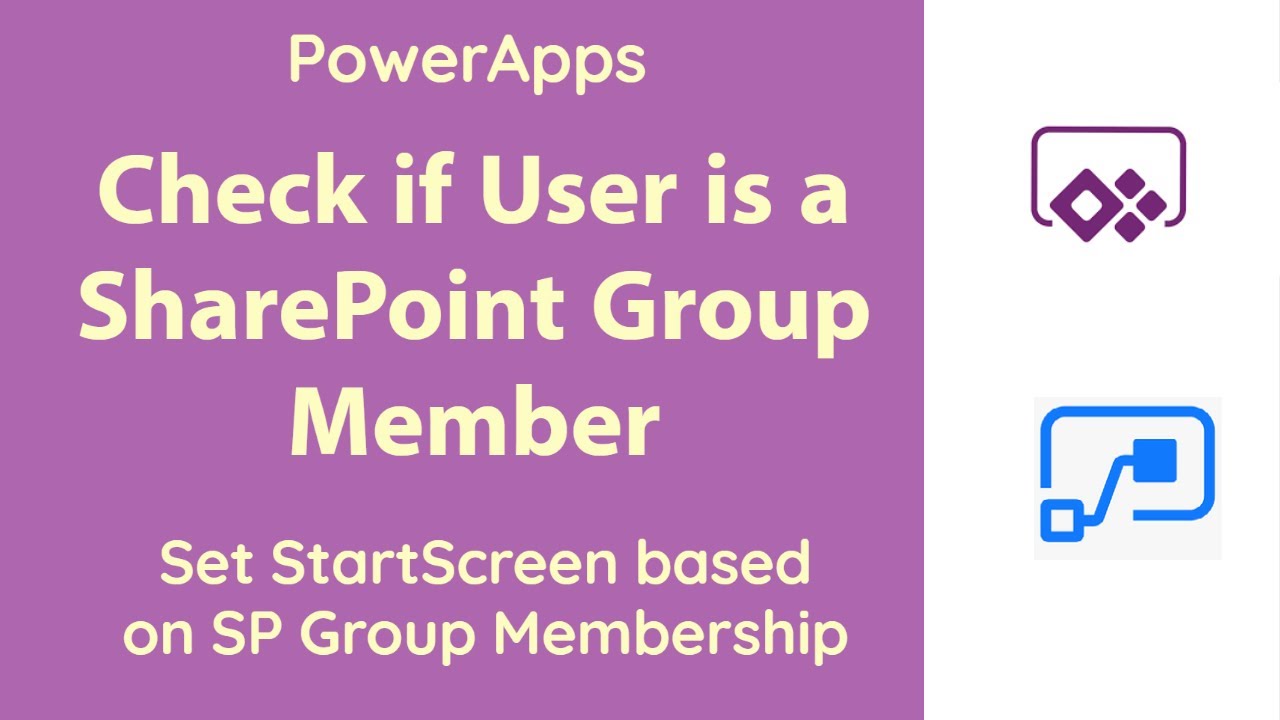 PowerApps — проверка принадлежности пользователя к группе SharePoint при запуске приложения
