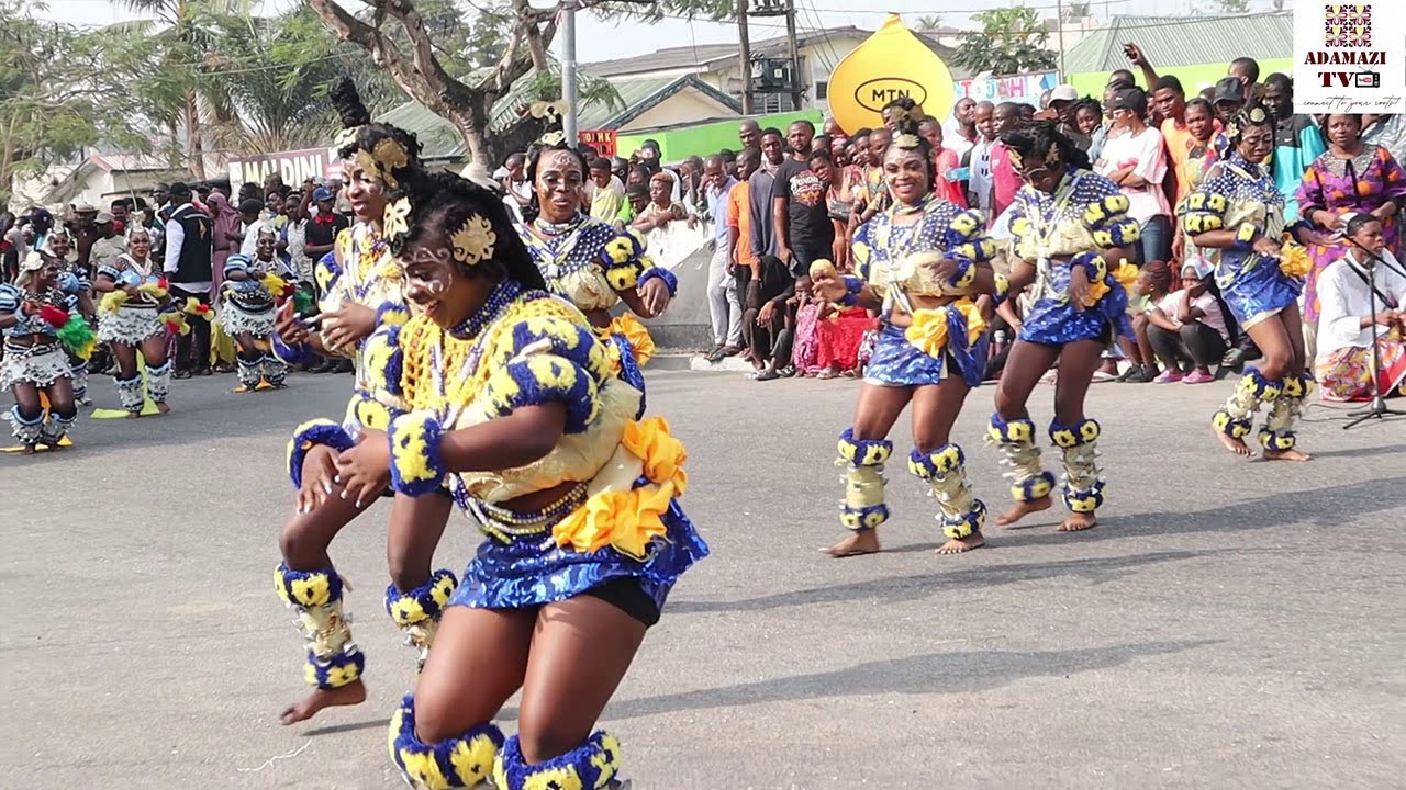 EKOMBI DANCE OF THE ODUKPANI PEOPLE IN CALABAR CROSS RIVER NIGERIA
