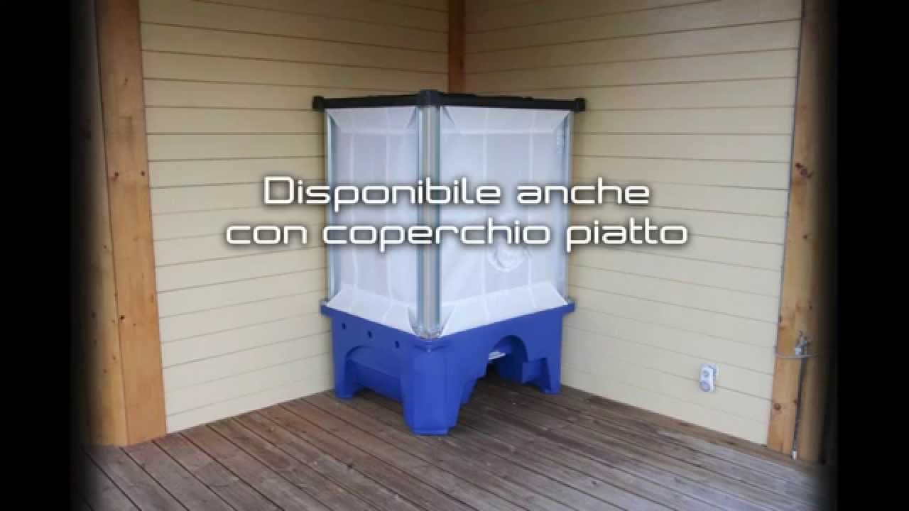 Serbatoio Contenitore Pellet Trasportabile Capienza 1.000 Kg
