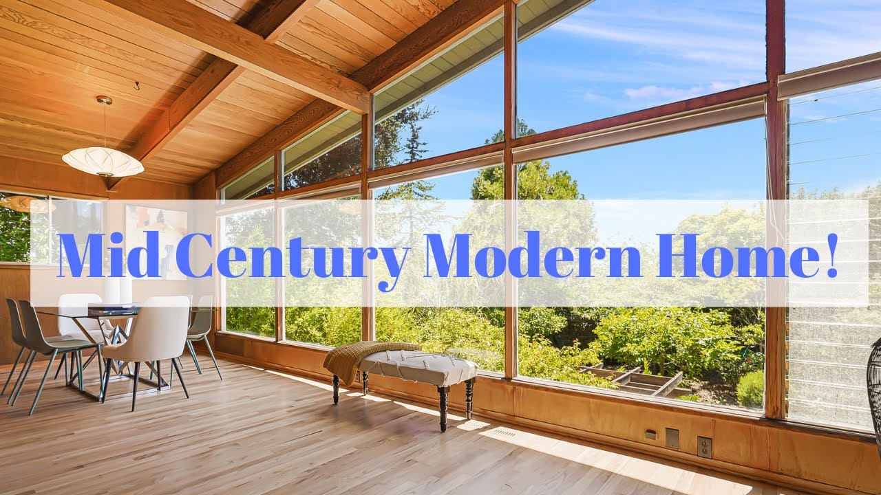 Mid Century Modern Home for Sale in Santa Cruz!