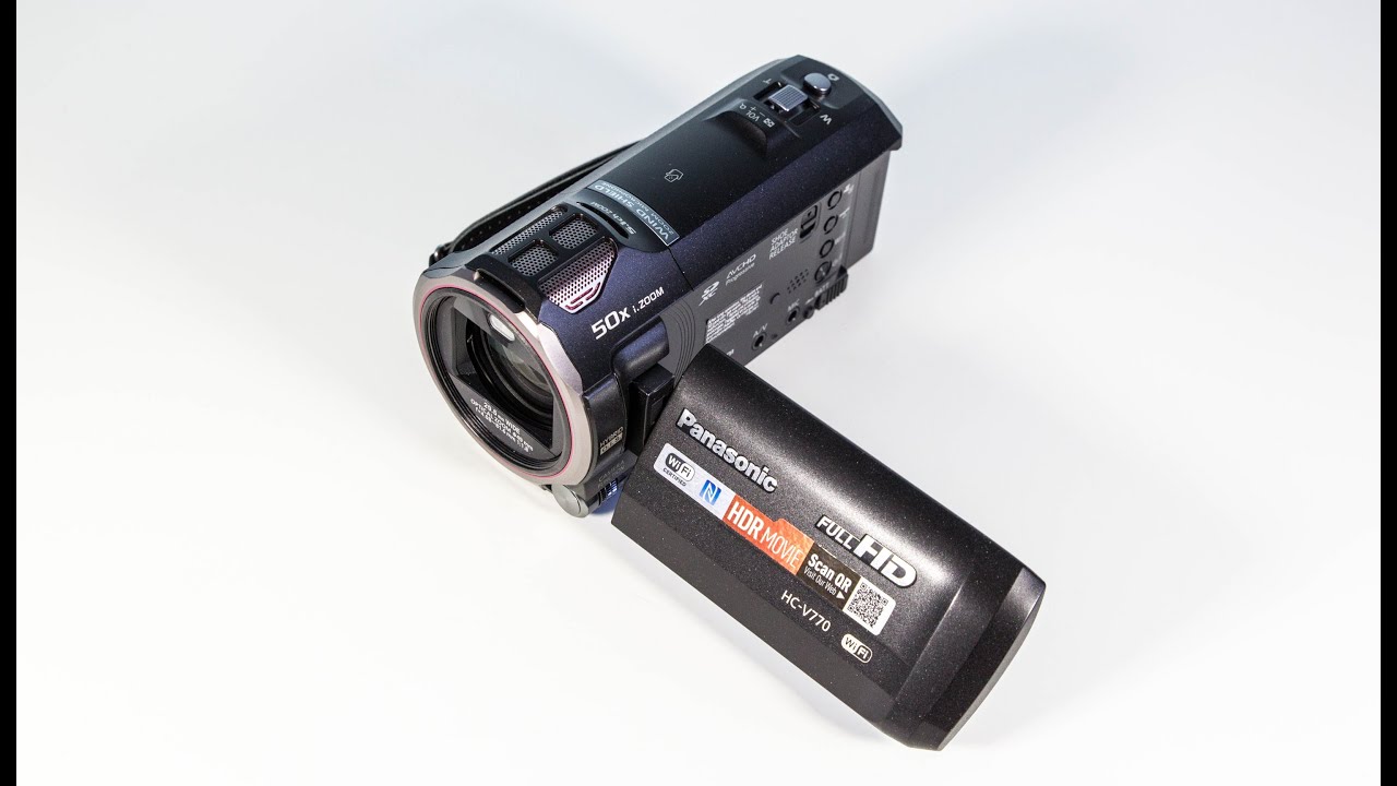 Panasonic HC-V770 Camcorder Hands-On - Review