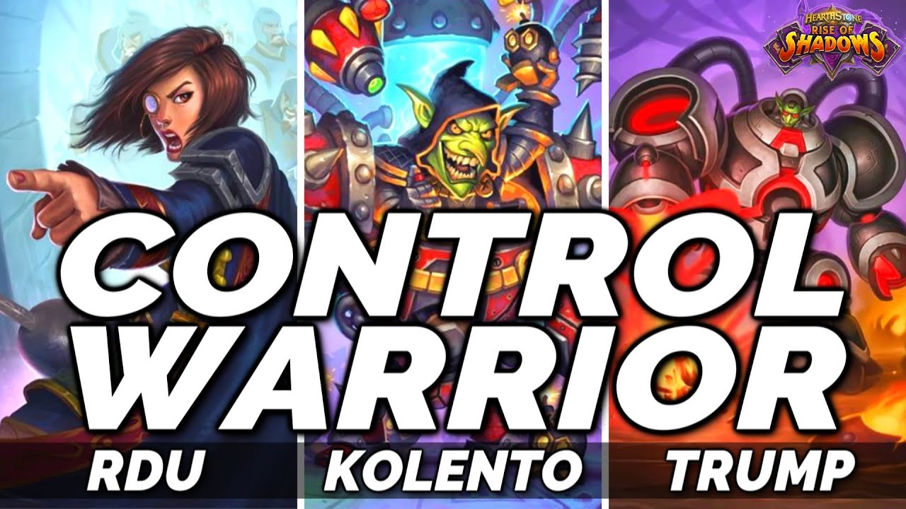 CONTROL WARRIOR STANDARD DECK Hearthstone Rise of Shadows [RoS]