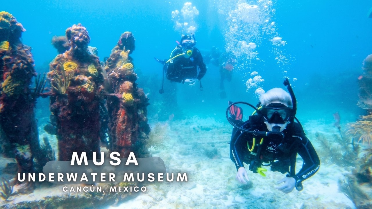 Diving MUSA: Exploring Cancun's Underwater Museum!