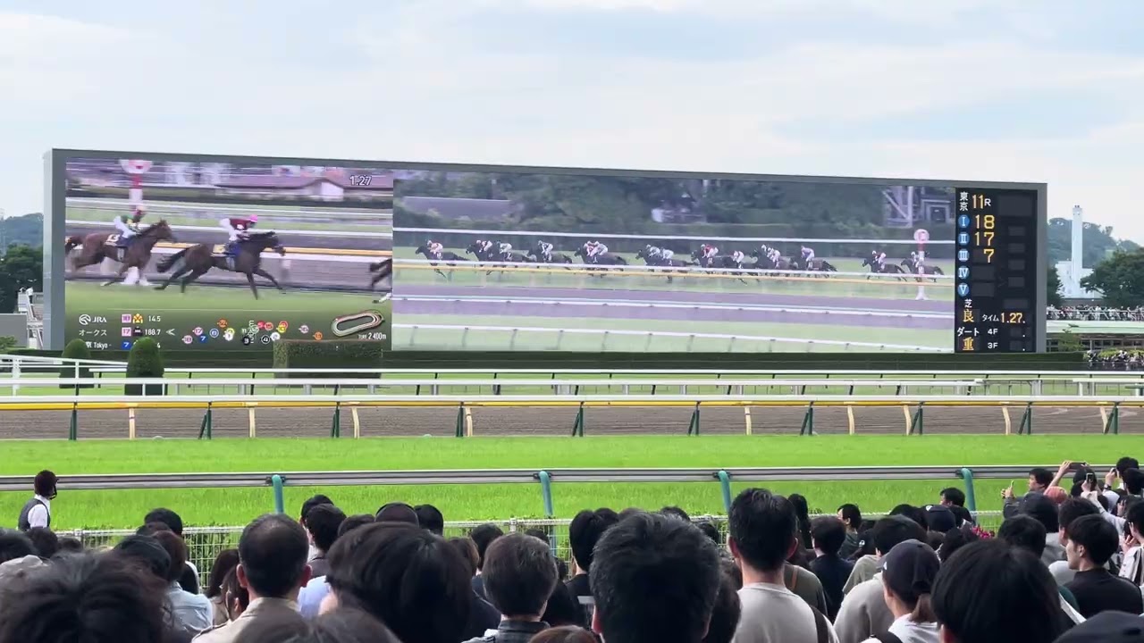 【現地映像】2025優駿牝馬オークスG1