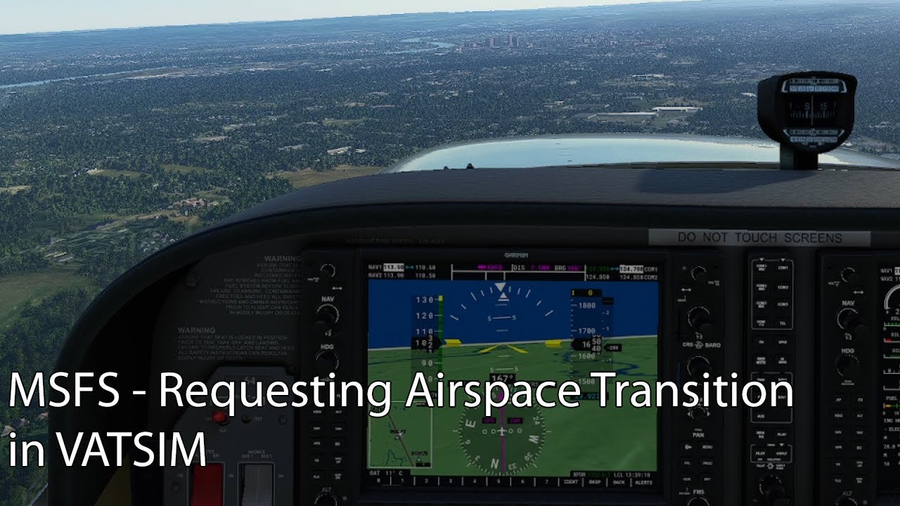MSFS - Requesting Airspace Transition in VATSIM