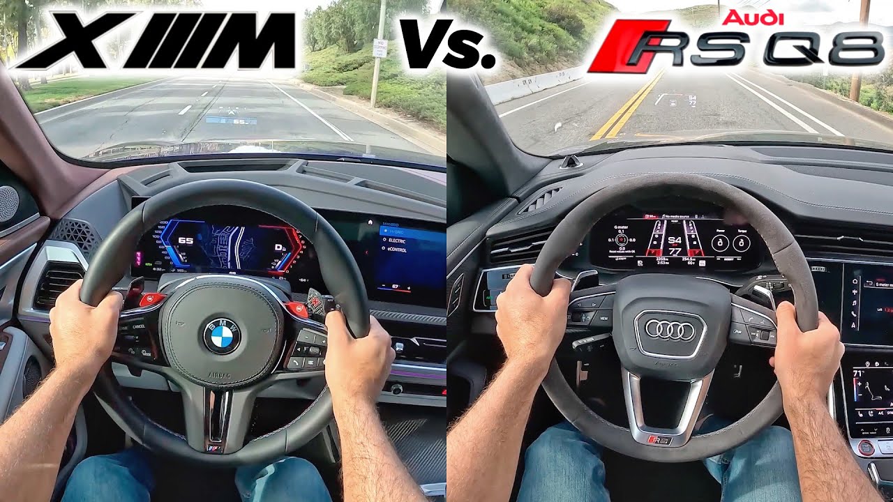 Супервнедорожники: Audi RSQ8 против BMW XM (сравнение POV Drive)
