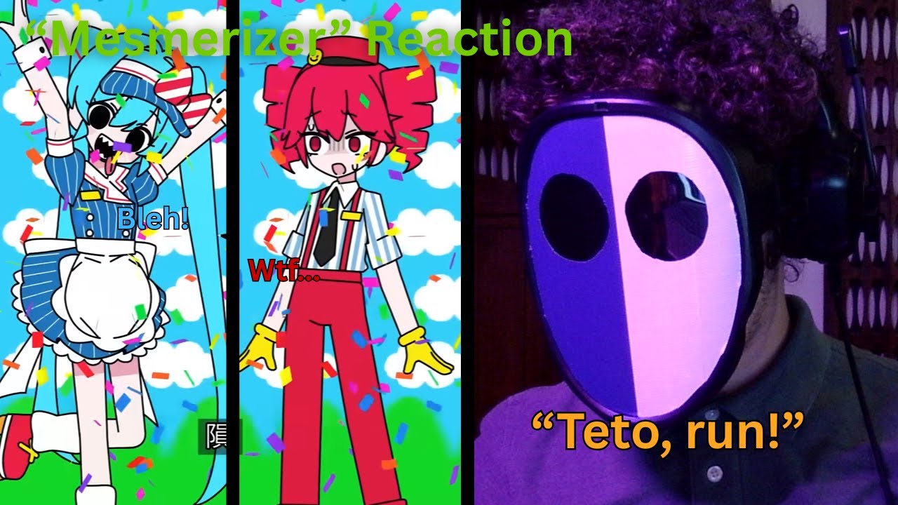 Miku's Gone Crazy And Teto's Being Hypnotized! (Mesmerizer Reaction)