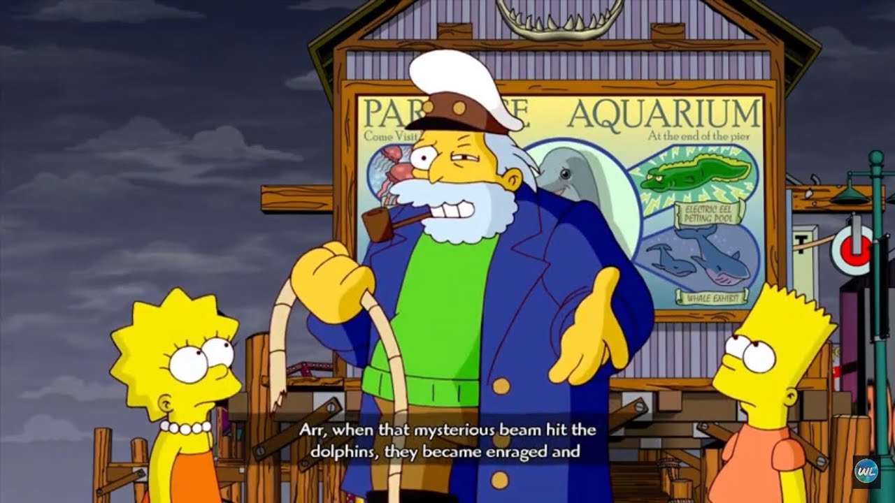 The Day of The Dolphin - The Simpsons Game Walkthrough #7