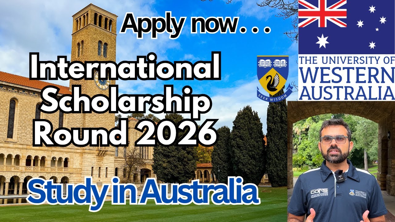 FULLY FUNDED Study in Australia🇦🇺 | International Scholarship 2026 Round at UWA is NOW OPEN!