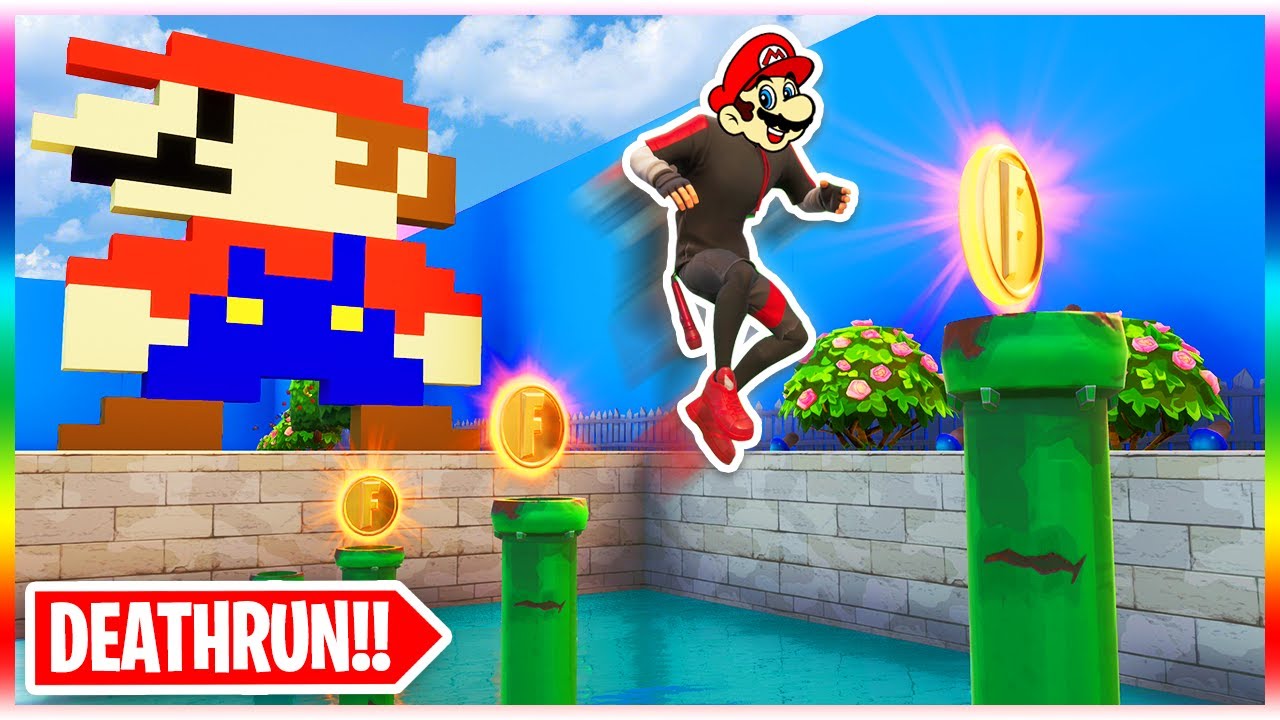The SUPER FUN Mario Deathrun! (Fortnite Creative Mode)