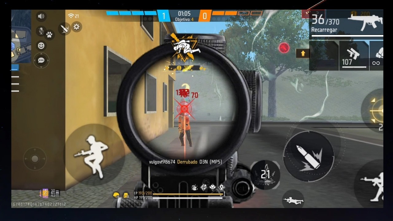 CS Ranqueado Free Fire partida insana pegando patente.