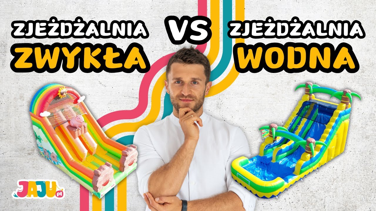Zwykła VS Wodna – którą dmuchaną zjeżdżalnię wybrać?