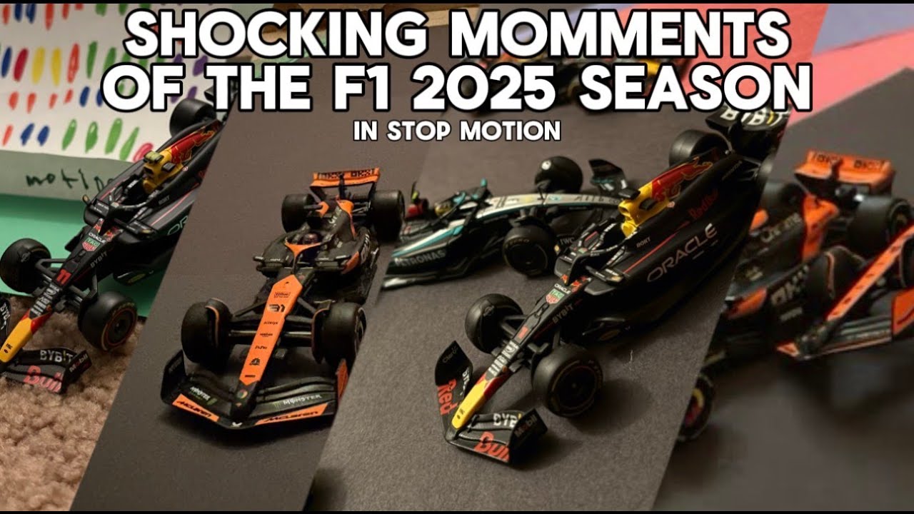 Shocking Moments of the Formula One 2025 Season in Stop Motion