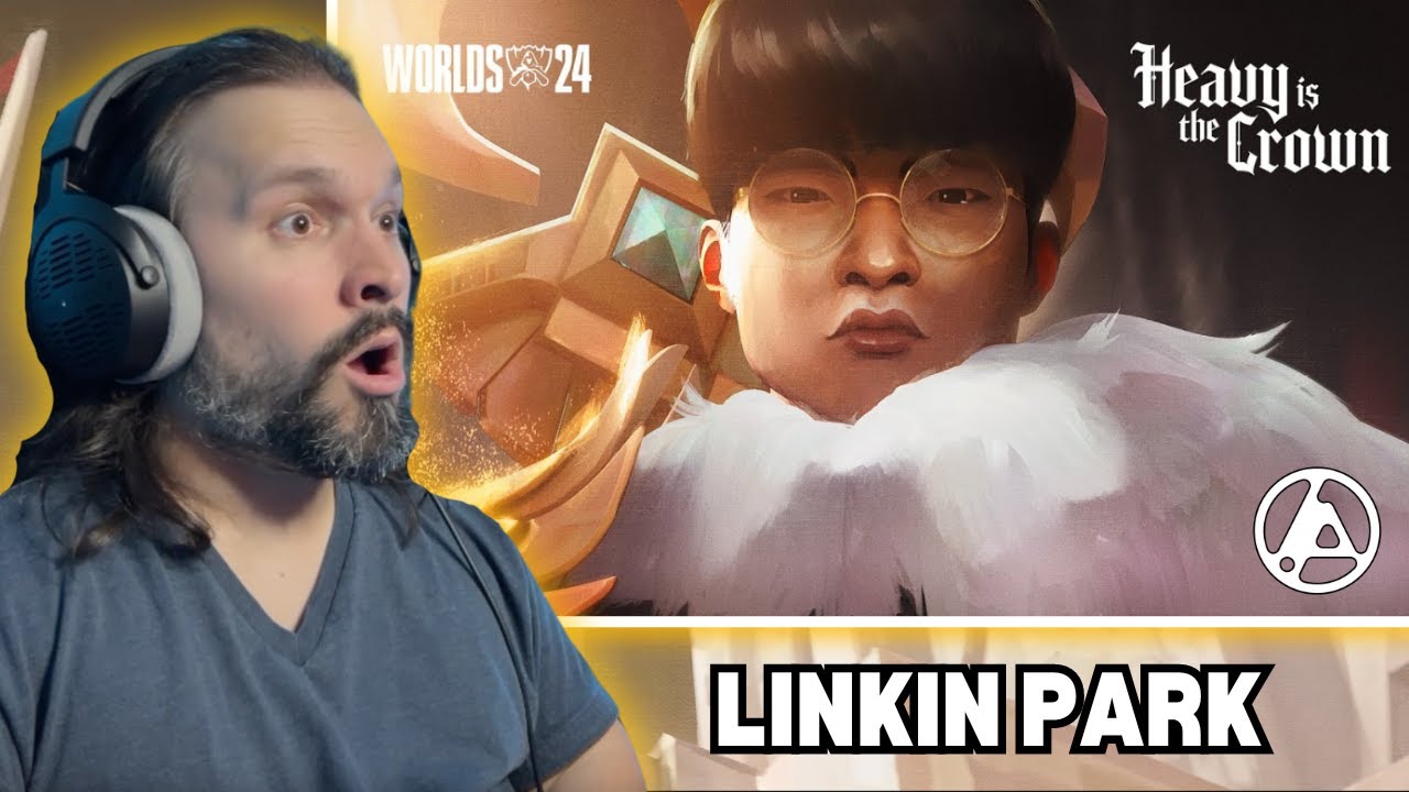 FIRST TIME Reacting To Heavy Is The Crown - Linkin Park | League of Legends Worlds 2024 Anthem
