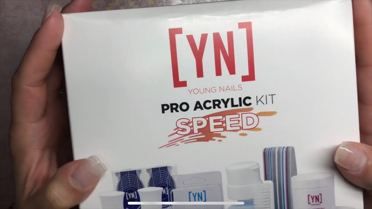 Unboxing Young Nails Pro Acrylic Kit Speed #nails #acrylicnails #beginnerfriendly