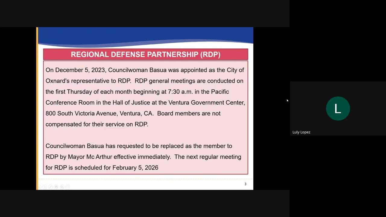 Council   02 03 2026   Agenda Item I.1 RDP