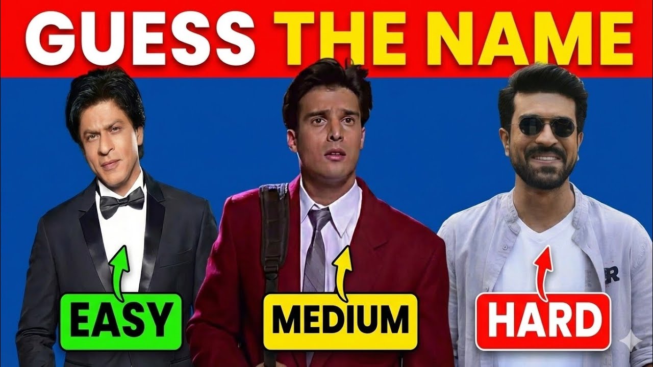 Guess The Actors Name | Bollywood Challenge  #AkashQuizShow 