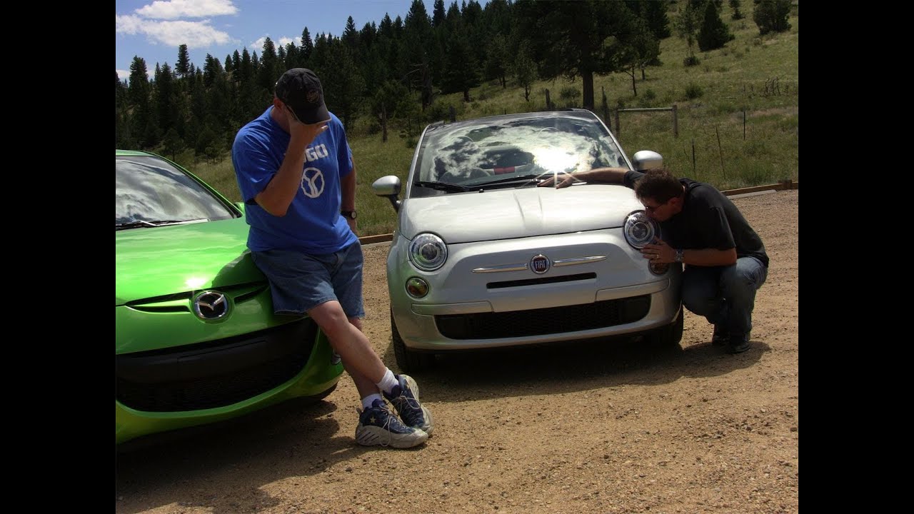 2012 Mazda 2 vs  Fiat 500 review: What's the most fun car for the fewest dollars?