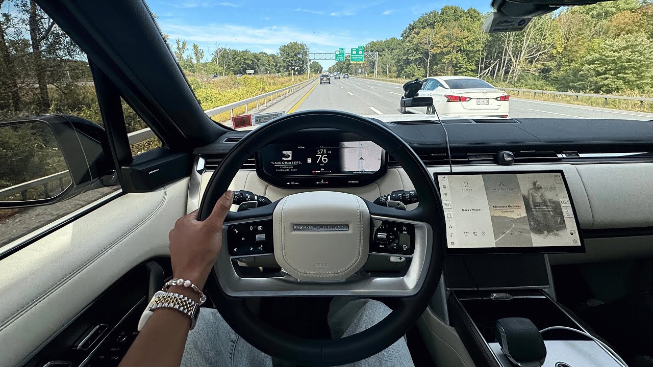 RANGE ROVER ПОКОРЯЕТ АВТОДОРОГИ (ВИДЕО ОТ ГЛАВНОГО УРОВНЯ)