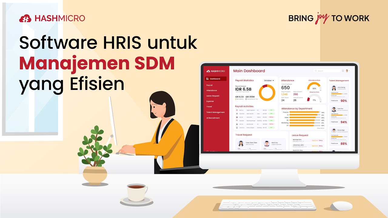 HashMicro HRIS Software: Manage Human Resources More Efficiently