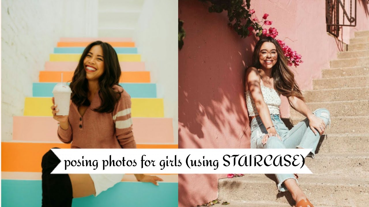 photography poses/ideas for Girls (using STAIRCASE)