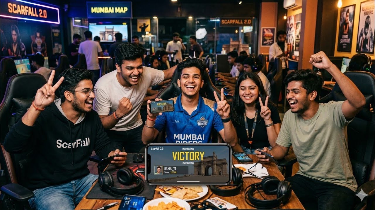 FULL ENJOY ME WITH MY FRIENDS PLAYING SCARFALL 2.0 MUMBAI MAP VICTORY ✌️