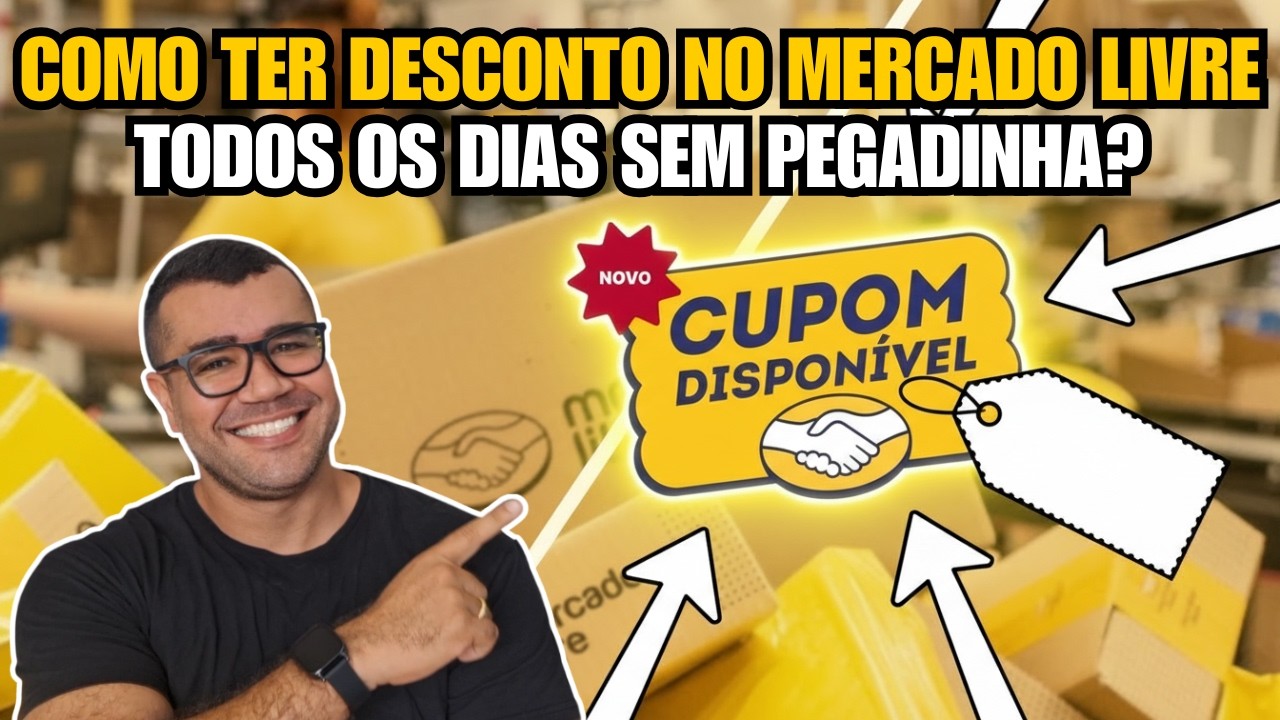COMO TER DESCONTO NO MERCADO LIVRE TODOS OS DIAS SEM PEGADINHA?