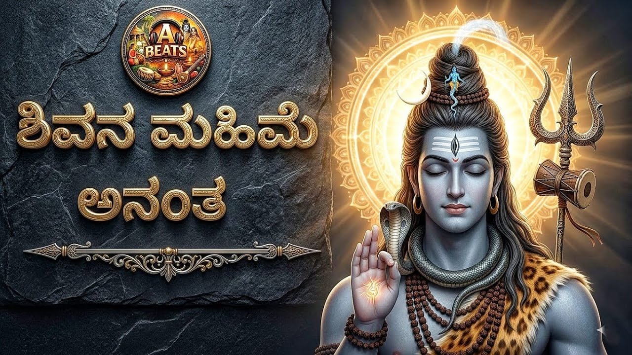 ಶಿವನ ಮಹಿಮೆ ಅನಂತ  | Shivan mahime ananth | Shiva Songs | A BEATS | Shiva| 
