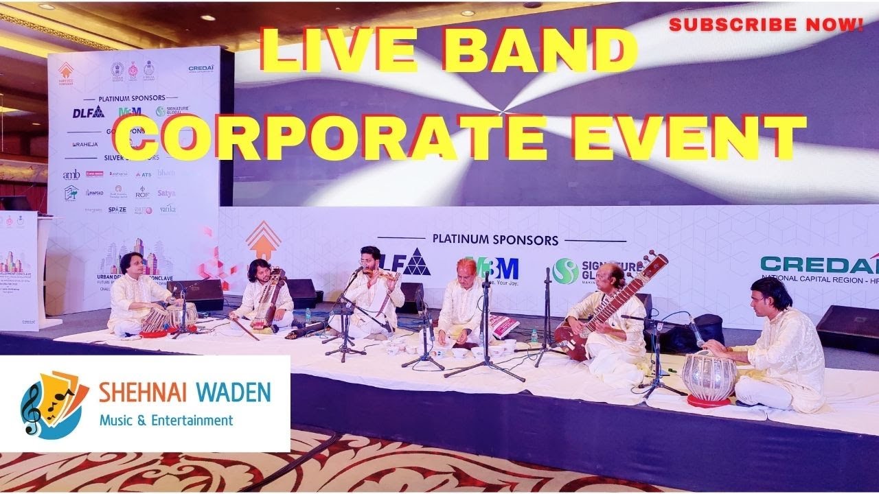 Live Band Corporate Event of Haryana Urban Conclave, Leela Ambience Hotel Gurugram #shehnaiwaden