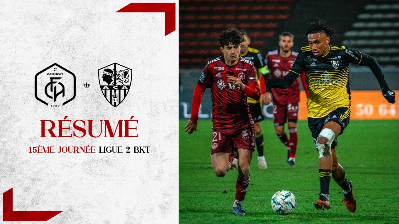 FC Annecy - AC Ajaccio (2-0) R&eacute;sum&eacute; (FCA-ACA) / 2023-2024