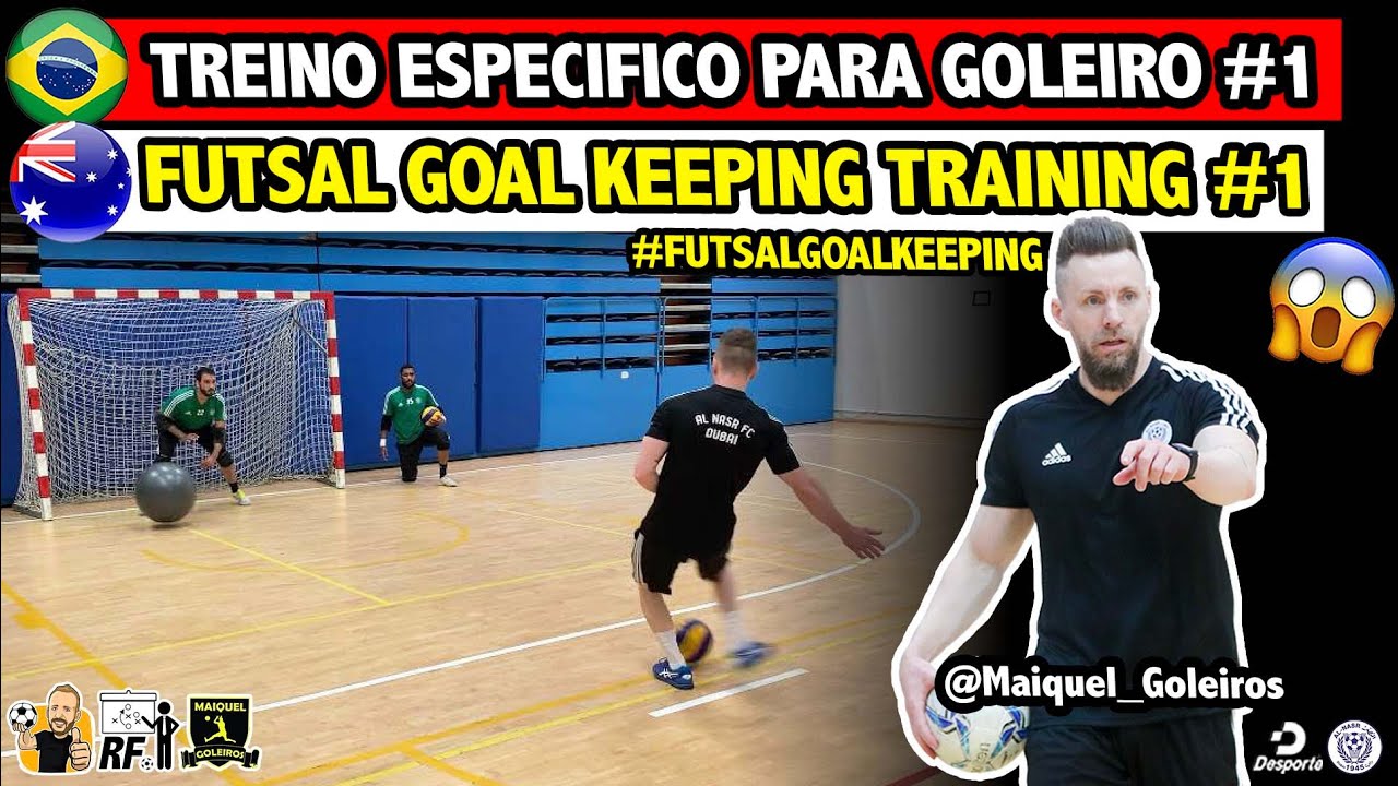 SUPER FUTSAL GOAL KEEPING SPECIFIC TRAINING | TREINO ESPECIFICO PARA GOLEIROS | #1 @MAIQUEL_GOLEIROS