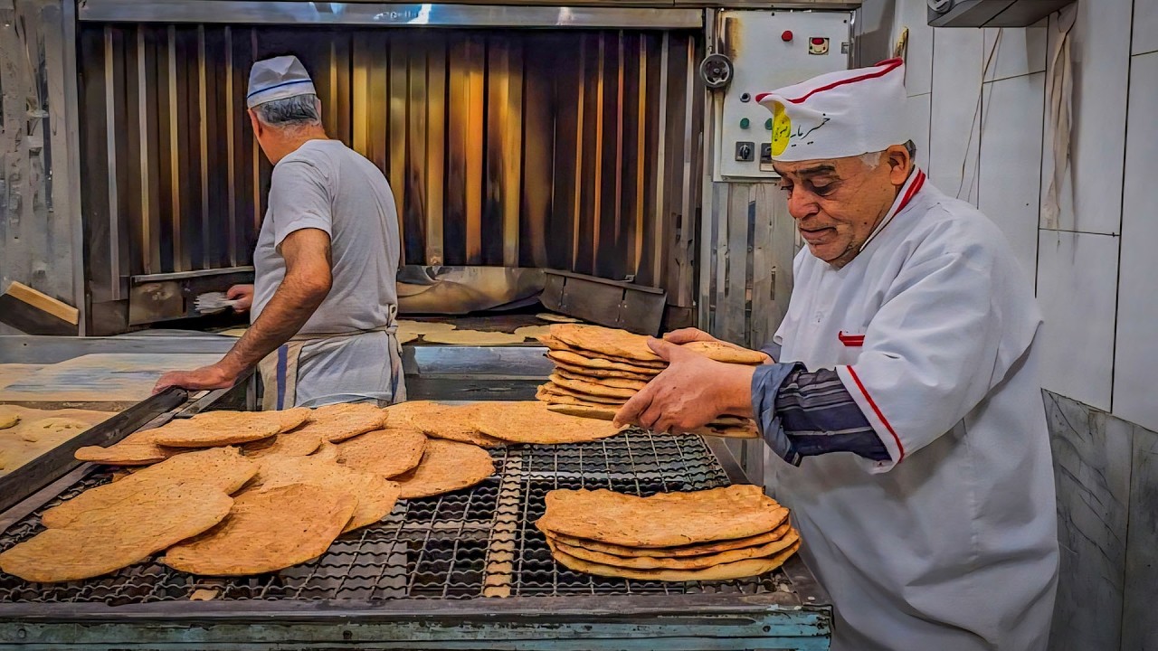 Half in Hand, Half on Fire 🔥 | Iran&rsquo;s Most Unique Breadmaking Tradition