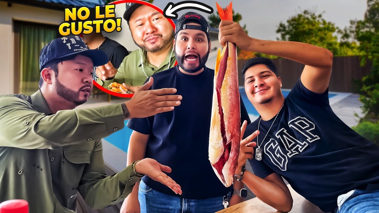 LE QUITO LA DEPRESIÓN AL JD Y AL CHINO🥺 CON UN PESCADO ZARANDEADO ESTILO PERUCI 🫡👌
