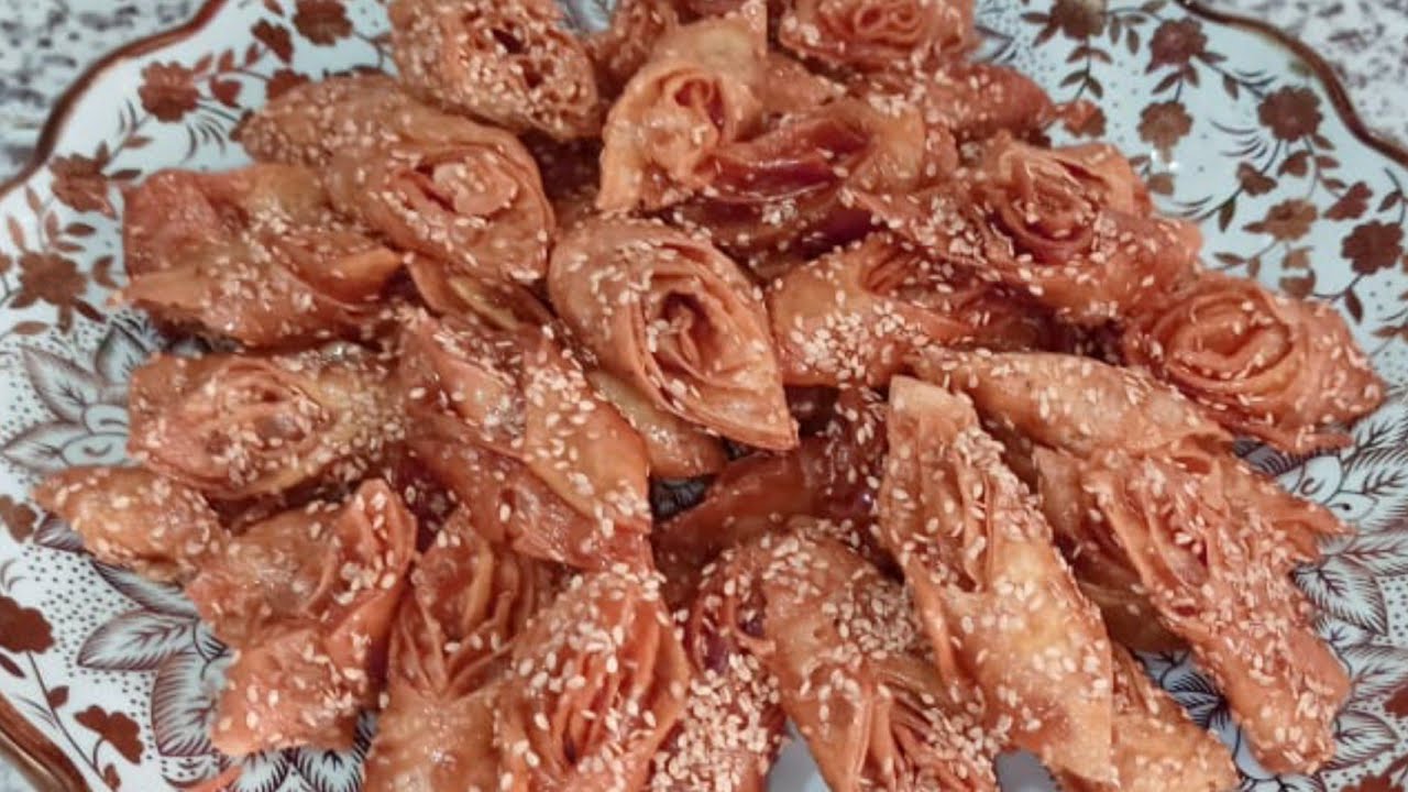 حلوى لسان الطير رائعة جدا اقتصادية كتجى  هشة وكذوب فى الفم
