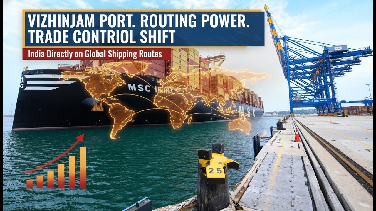 How Vizhinjam Cuts India’s Reliance on Foreign Ports | Ultra Large Container Ships