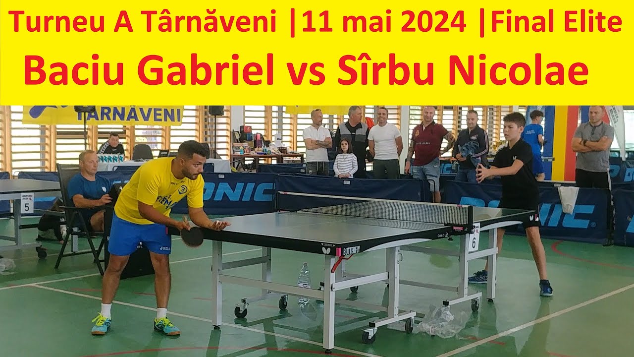 Baciu Gabriel vs Sirbu Nicolae |Final Elite |Tarnaveni 2024