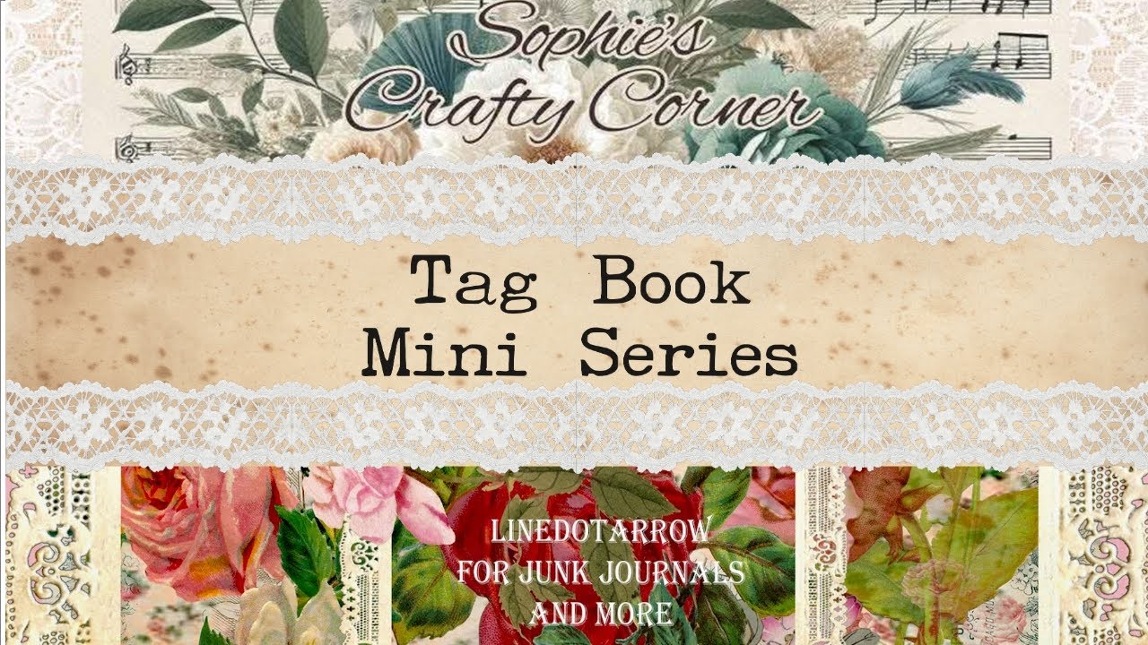 1st Video Mini Series Creating A Tag Booklet together with Sophie from @Sophiescraftycorner