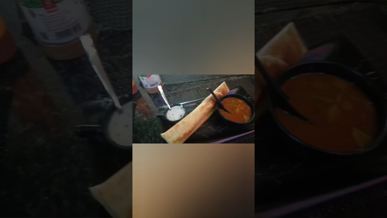 Finally I eat dhosa for the first time #eating video#lata dahal vlog