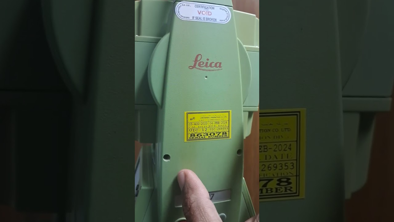 How to   onle level work Leica TC407.....