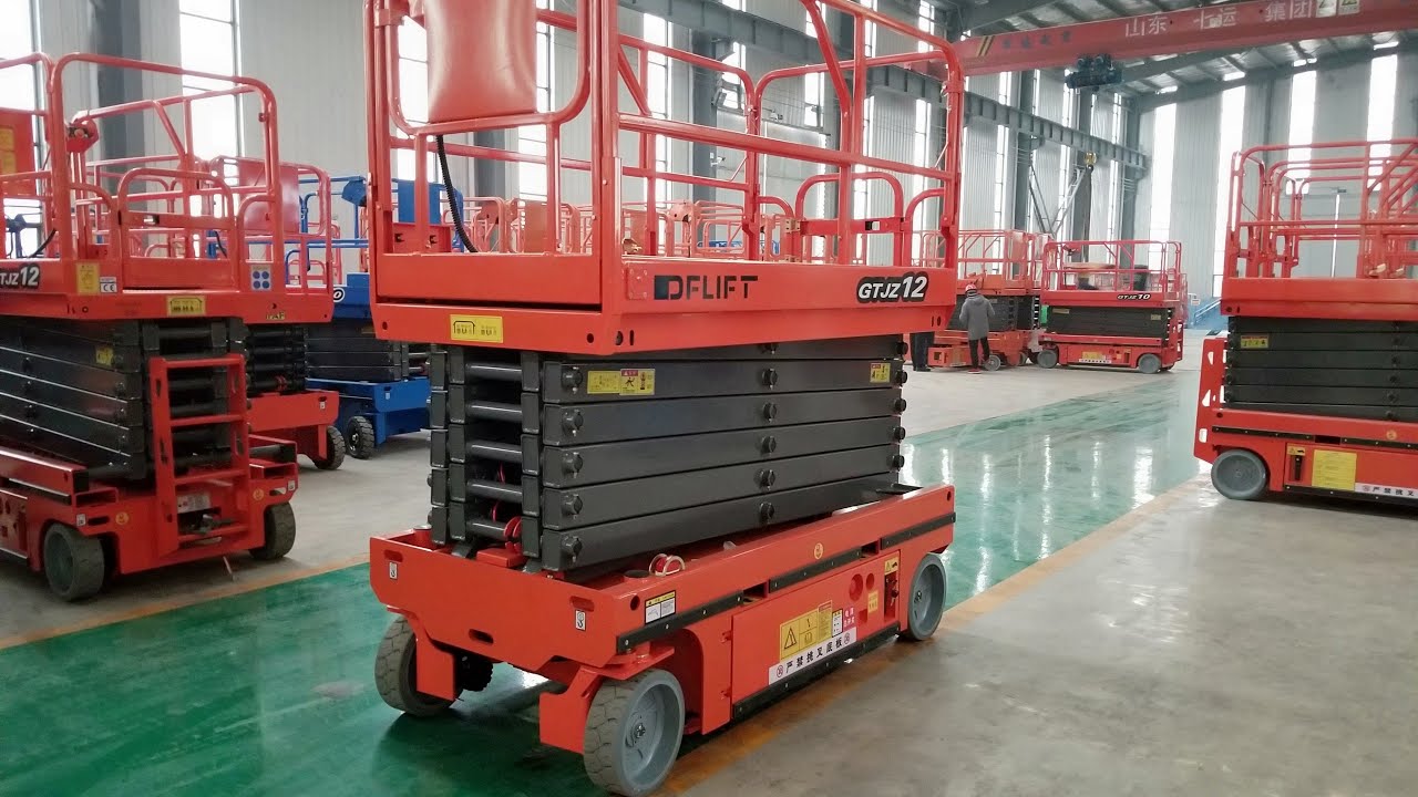 DFLIFT - Self proplled scissor lift How to operate Self proplled scissor lift scissor lift price
