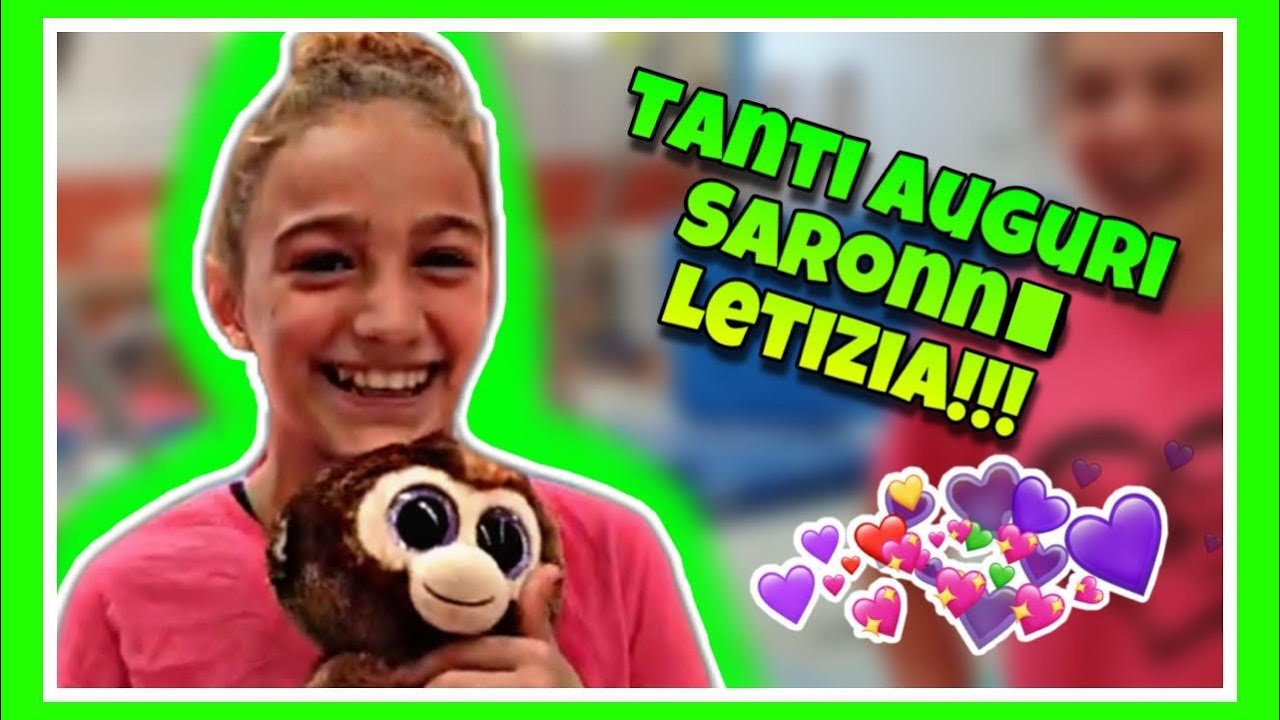 TANTI AUGURI LETIZIA SARONNI!!! 13 ANNI TI VOGLIAMO UN MONDO DI BENE!! ginnastica artistica CSB