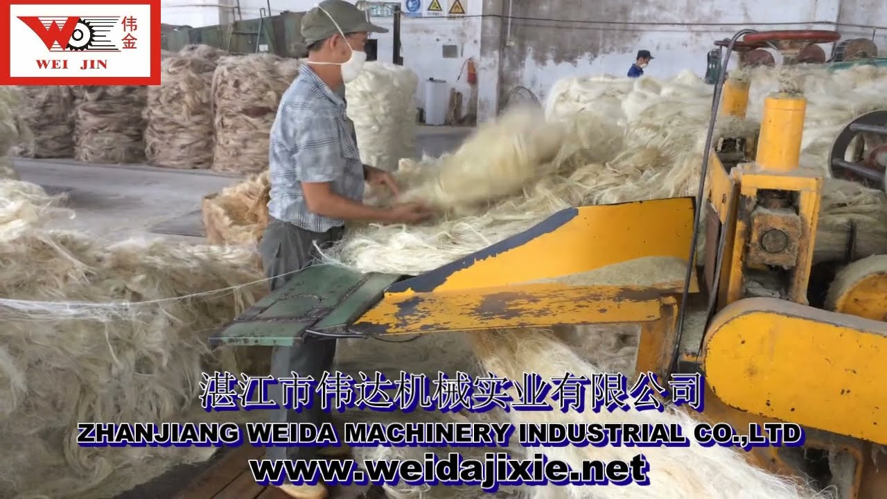 LJ-25.4 combing machine for sisal fiber, make it longer and connected as a sliver